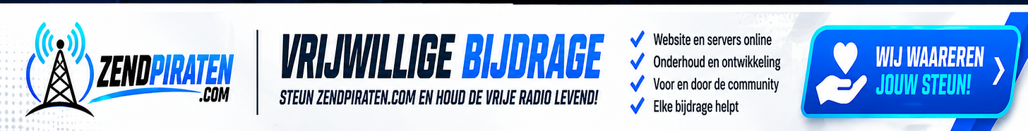 Doe een vrijwillige bijdrage aan Zendpiraten.com